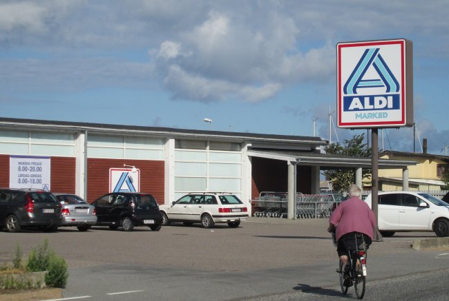 Aldi i Hundested, 15/8-2013. Foto: ©René Thaulov Nielsen