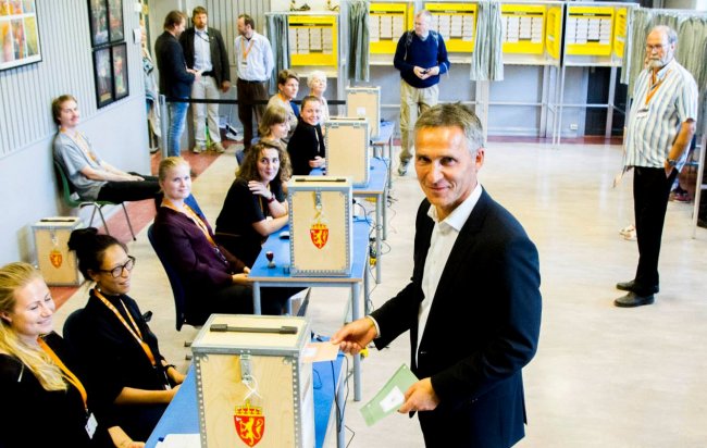 Jens Stoltenberg, Arbeiderpartiet, stemmer ved stortingsvalget, 9/9-2013