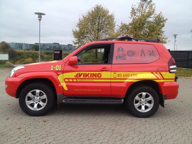 Køretøj fra Viking København (tidl. Camoni). Foto: Vangsgaard