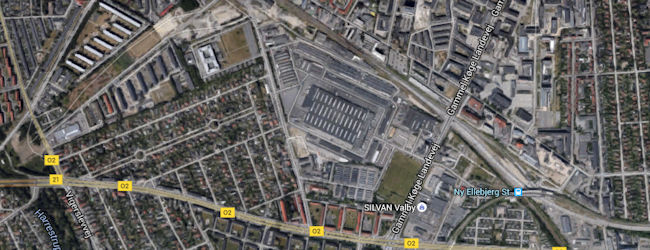 Grønttorvet i Valby. Foto: ©Google Maps