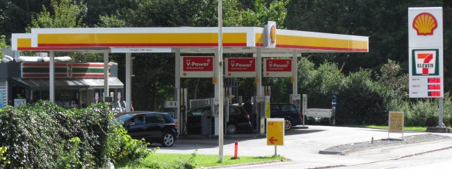 Shell/7-Eleven-station i Hillerød Foto: ©René Thaulov Nielsen