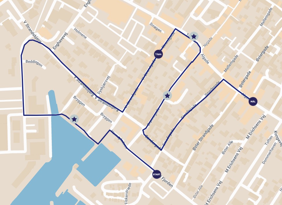 Ringkøbing, One Mile